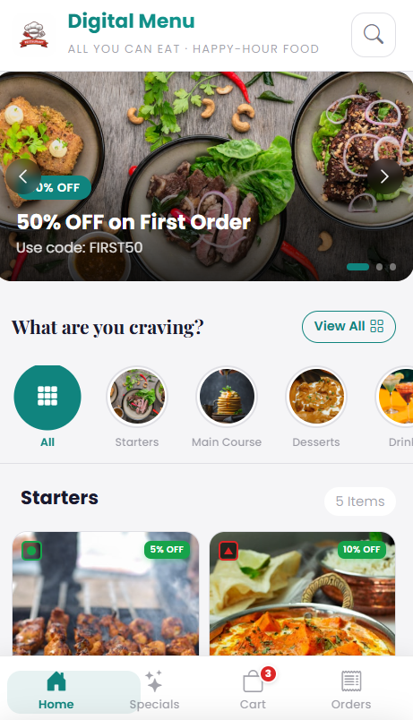 Menu Template 13
