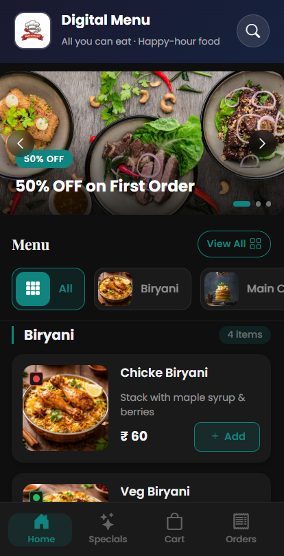 Menu Template 14